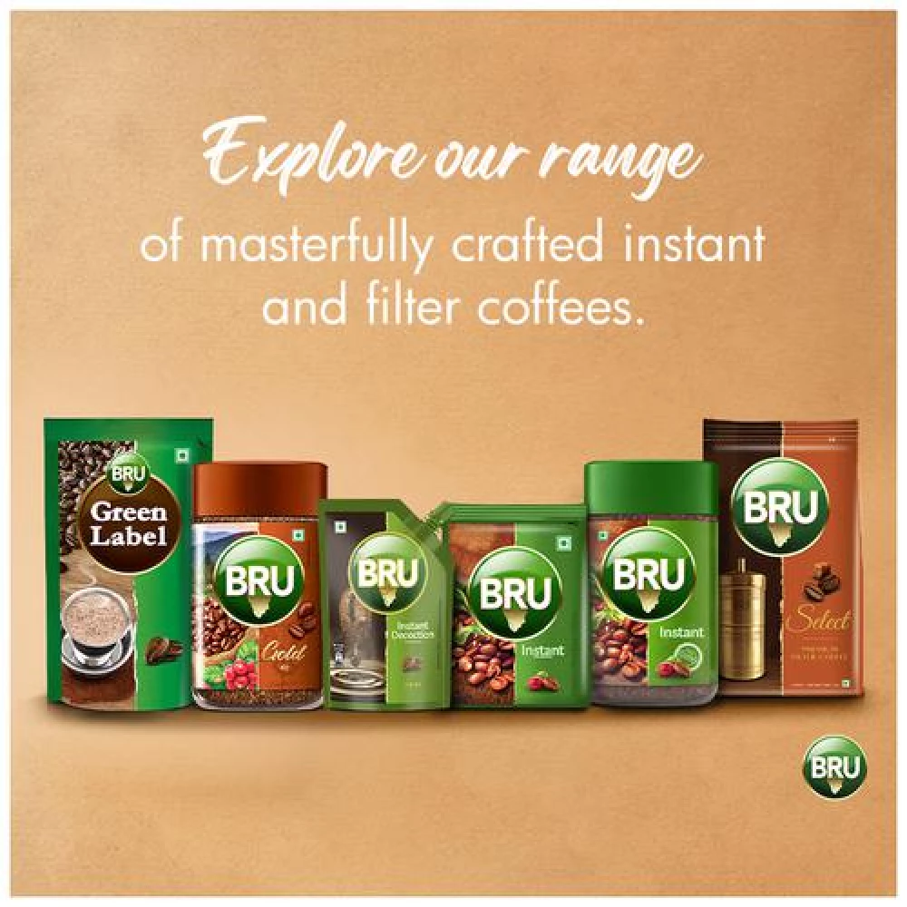 BRU Gold Premium Freeze Dried Coffee - 100percent Pure, 100 g-9.webp